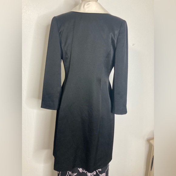 Archival fashion Patrick Kelly Paris vintage sateen contrast longline blazer - Picture 4 of 10